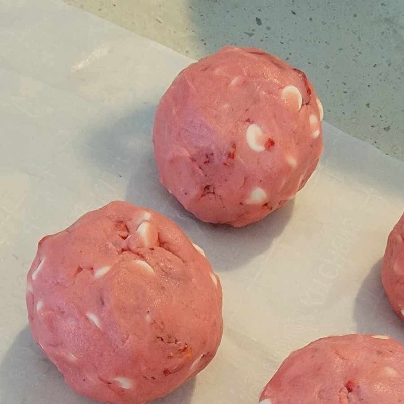 Strawberry Chip Dough