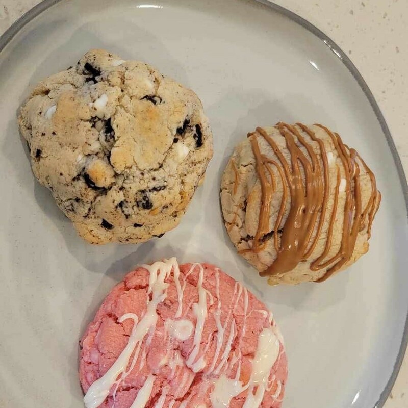 Oreo, Biscoff, And Strawberry Chip